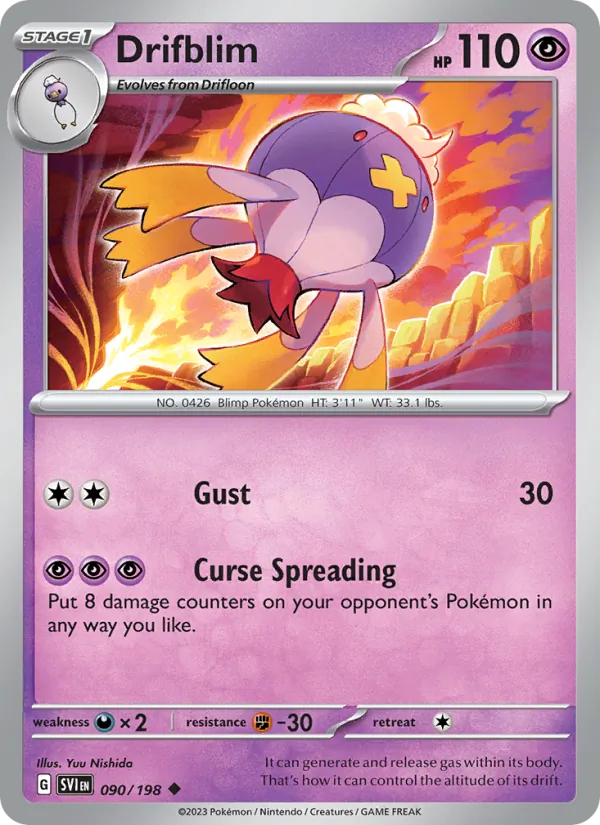 090-RH Drifblim – Scarlet & Violet