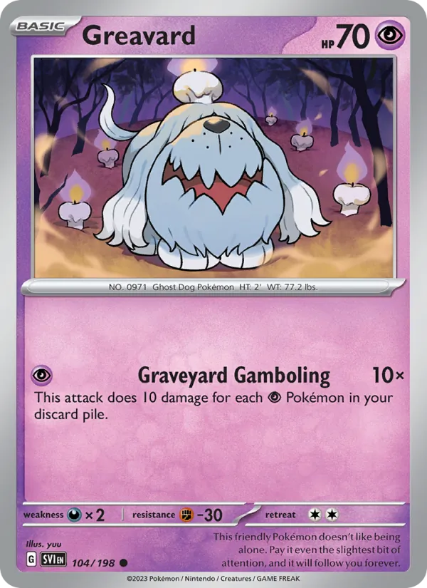 104-RH Greavard – Scarlet & Violet