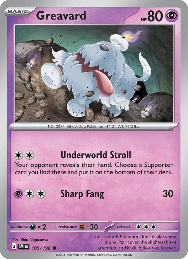105-RH Greavard – Scarlet & Violet