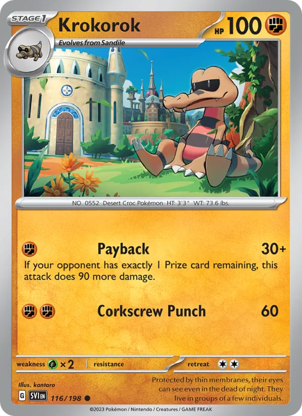 116-RH Krokorok – Scarlet & Violet