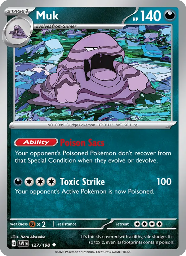 127-RH Muk – Scarlet & Violet