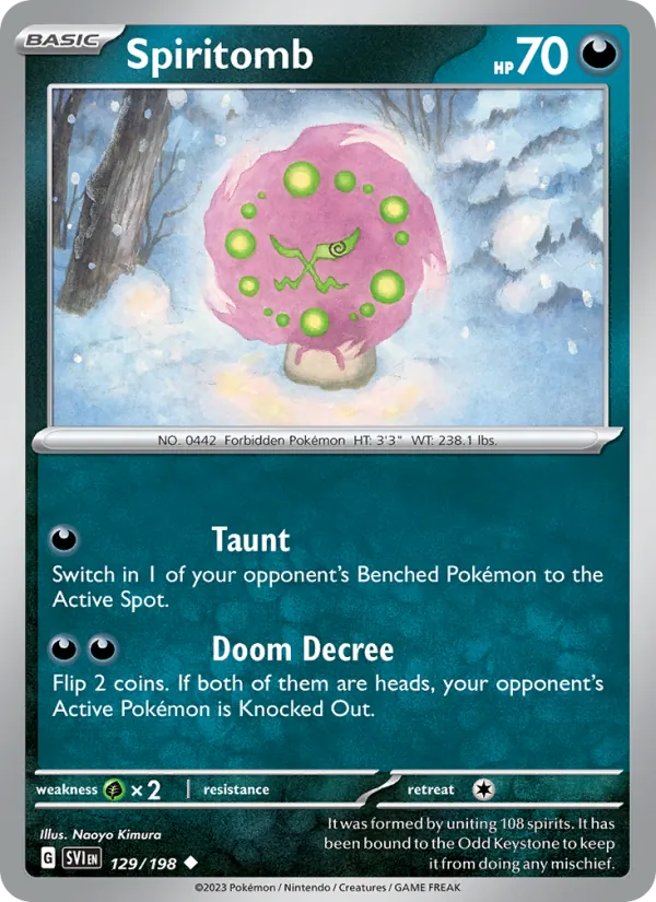 129-RH Spiritomb – Scarlet & Violet