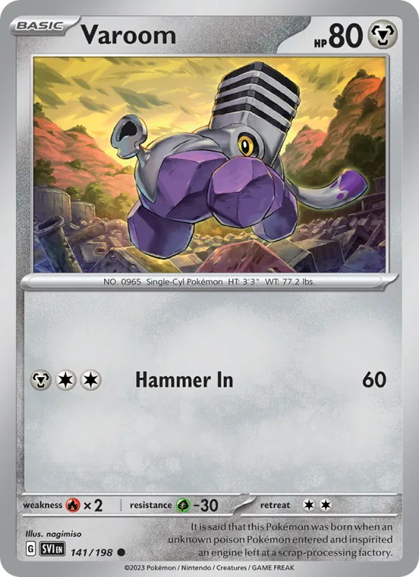 141-RH Varoom – Scarlet & Violet