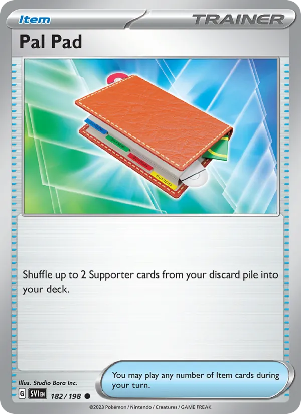 182-RH Pal Pad – Scarlet & Violet