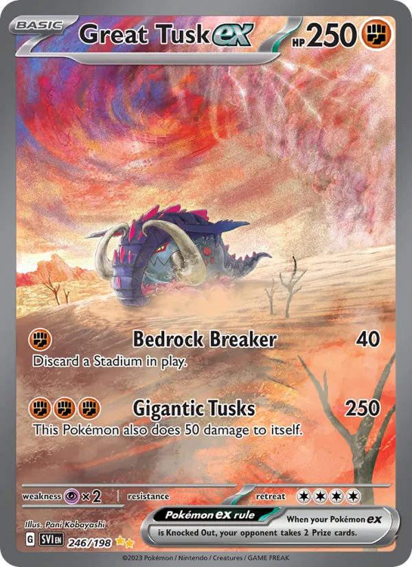 246 Great Tusk ex – Scarlet & Violet