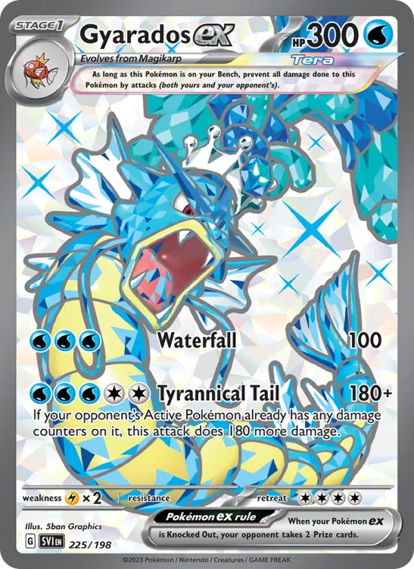 225 Gyarados ex – Scarlet & Violet