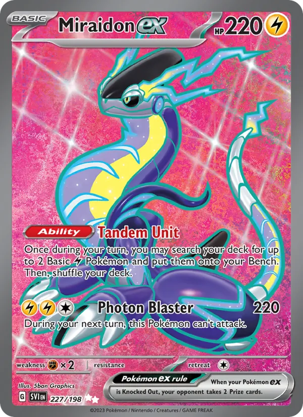 227 Miraidon ex – Scarlet & Violet