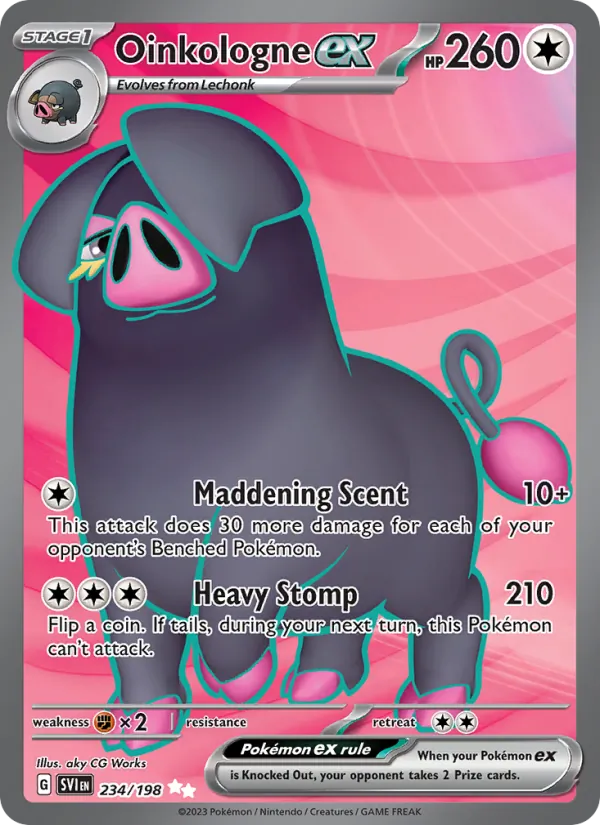 234 Oinkologne ex – Scarlet & Violet