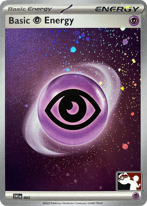 005-reverse-cosmos-player-4fa0ef Psychic Energy (Reverse Holo, Cosmos Holo, Player Rewards stamp) – Scarlet & Violet Energy