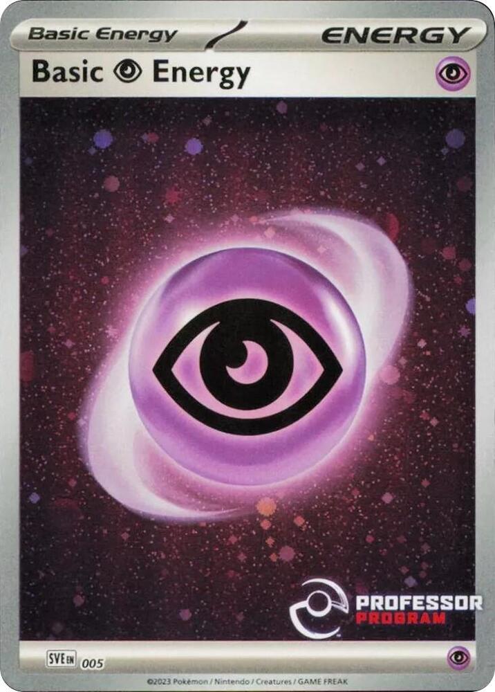 005-reverse-cosmos-profes-0eee2a Psychic Energy (Reverse Holo, Cosmos Holo, Professor Program stamp) – Scarlet & Violet Energy