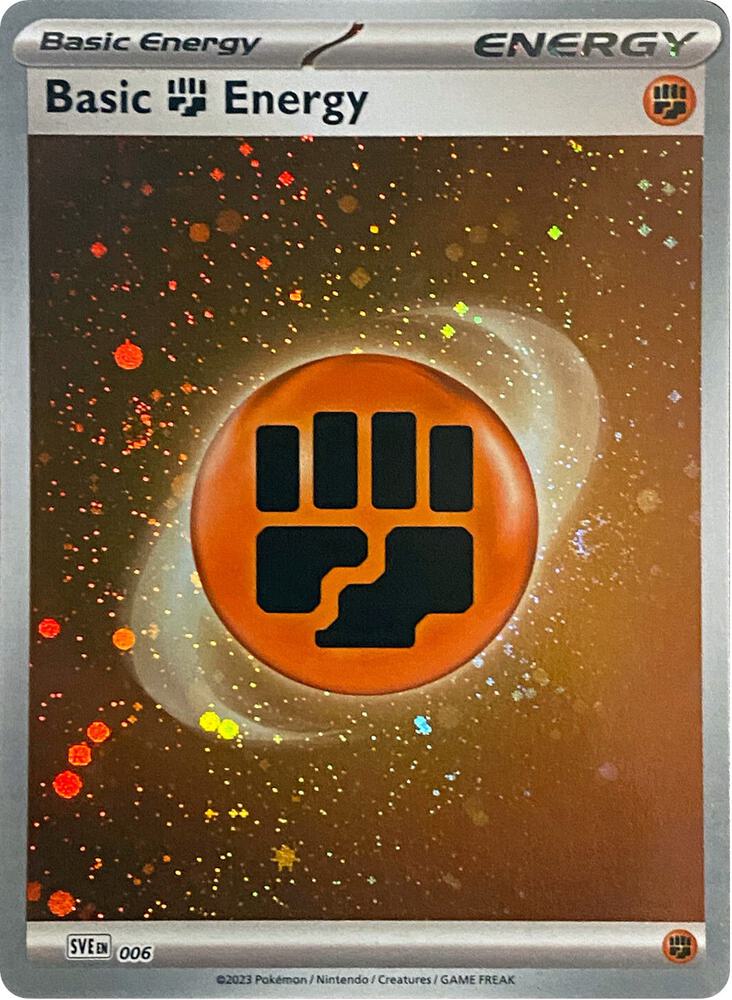006-reverse-cosmos Fighting Energy (Reverse Holo, Cosmos Holo) – Scarlet & Violet Energy