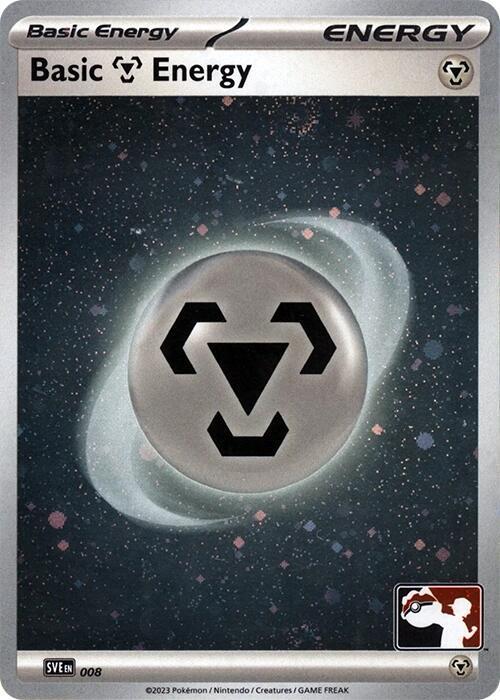 008-reverse-cosmos-player-4fa0ef Metal Energy (Reverse Holo, Cosmos Holo, Player Rewards stamp) – Scarlet & Violet Energy