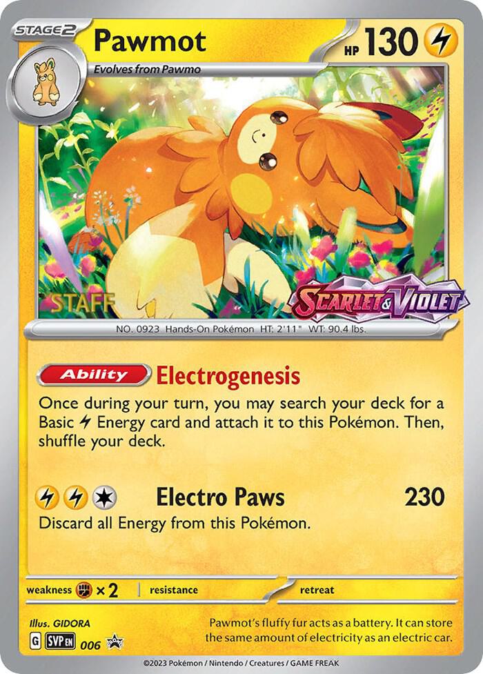 006-holo-setlogo-staff Pawmot (Set logo stamp, Staff stamp) – SVP Black Star Promos