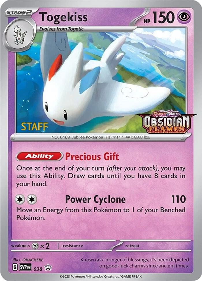 038-holo-setlogo-staff Togekiss (Set logo stamp, Staff stamp) – SVP Black Star Promos
