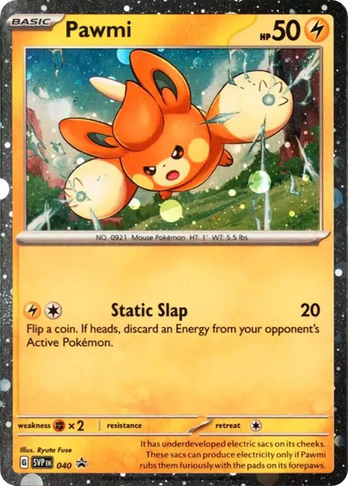 040-holo-cosmos Pawmi (Cosmos Holo) – SVP Black Star Promos