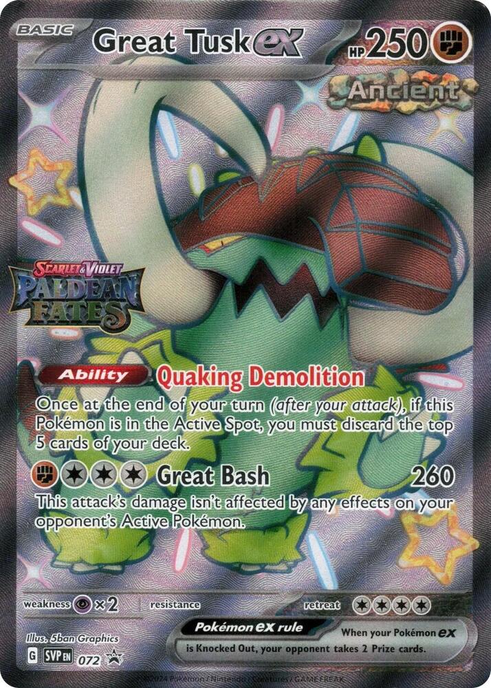 072-holo-setlogo Great Tusk ex (Set logo stamp) – SVP Black Star Promos