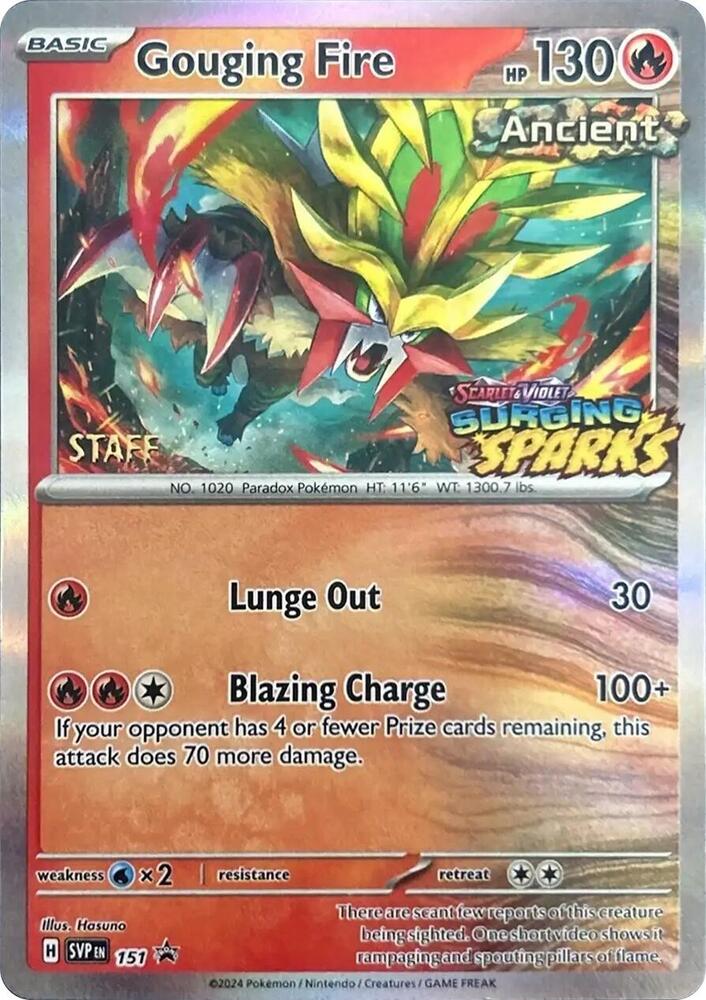 151-holo-setlogo-staff Gouging Fire (Set logo stamp, Staff stamp) – SVP Black Star Promos