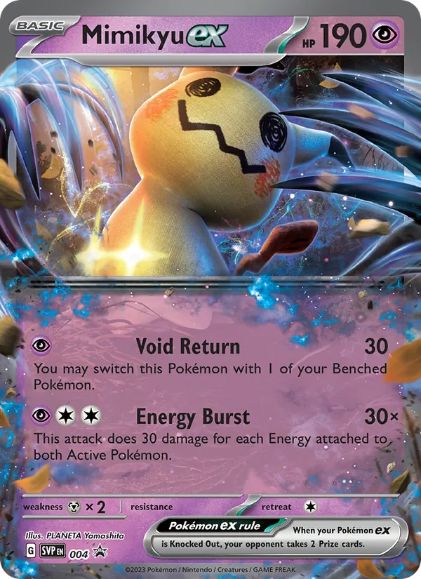 004 Mimikyu ex – SVP Black Star Promos