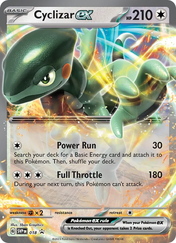 018 Cyclizar ex – SVP Black Star Promos