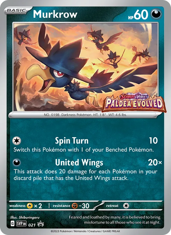 021 Murkrow – SVP Black Star Promos