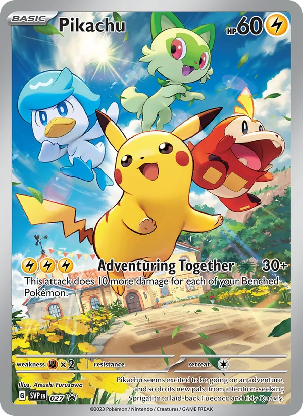027 Pikachu – SVP Black Star Promos