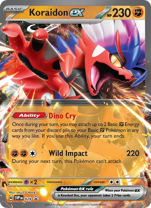 029 Koraidon ex – SVP Black Star Promos