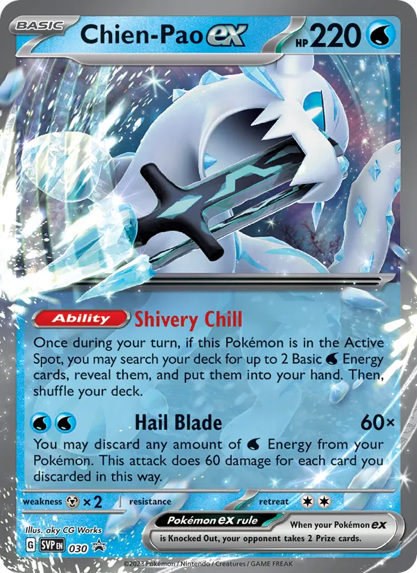 030 Chien-Pao ex – SVP Black Star Promos