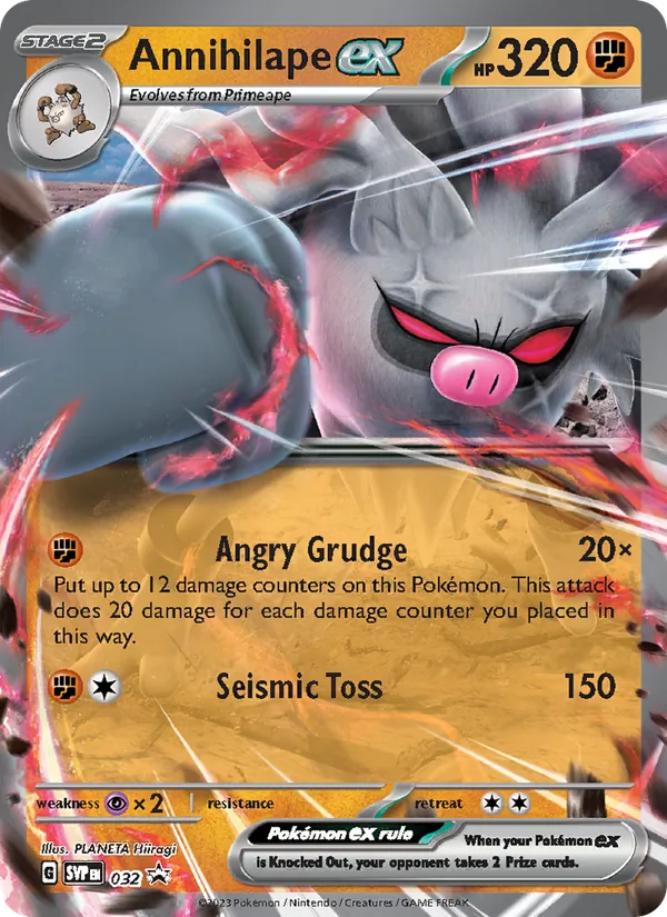 032 Annihilape ex – SVP Black Star Promos