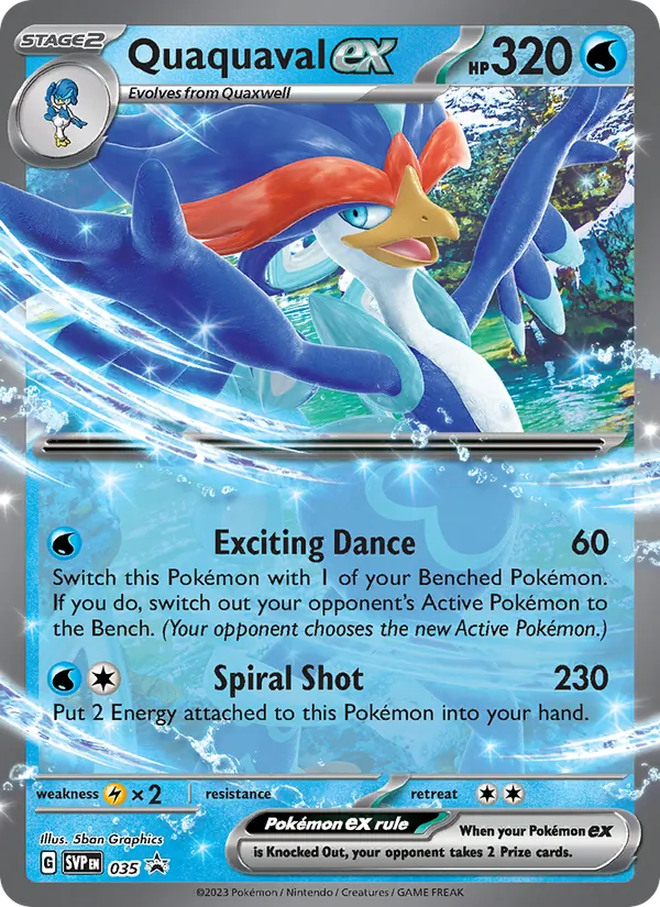 035 Quaquaval ex – SVP Black Star Promos