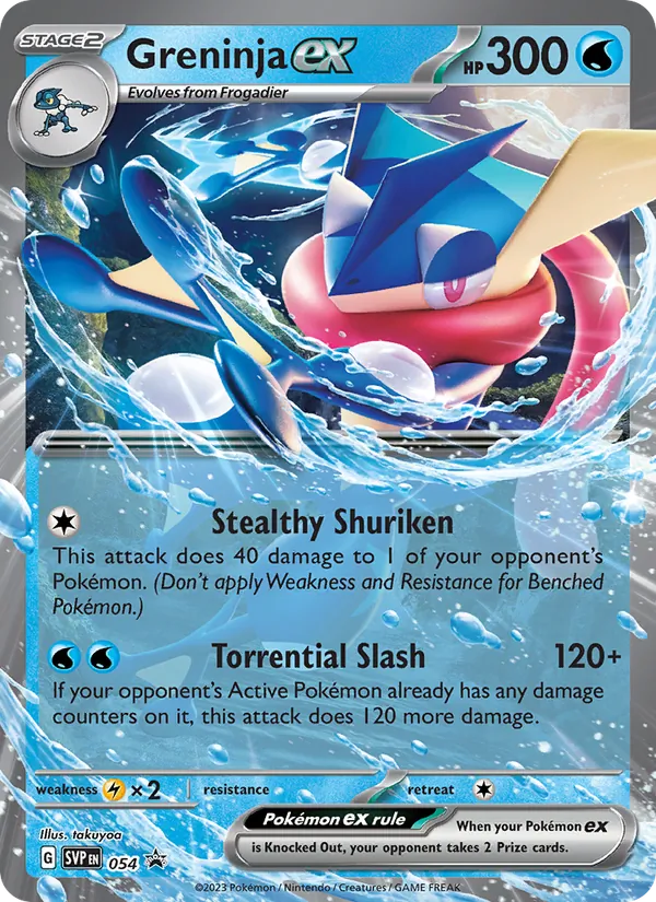 054 Greninja ex – SVP Black Star Promos