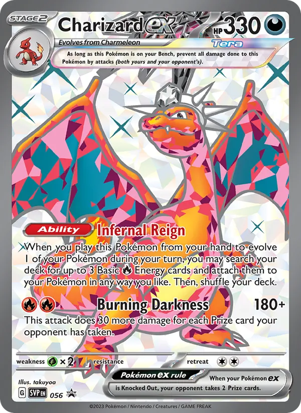 056 Charizard ex – SVP Black Star Promos
