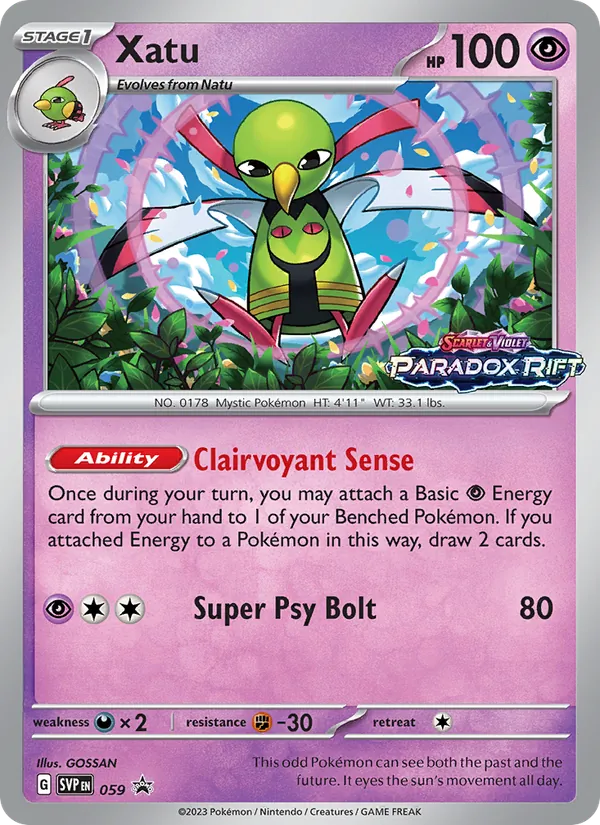 059 Xatu – SVP Black Star Promos
