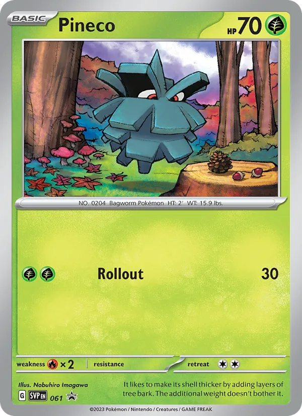 061 Pineco – SVP Black Star Promos