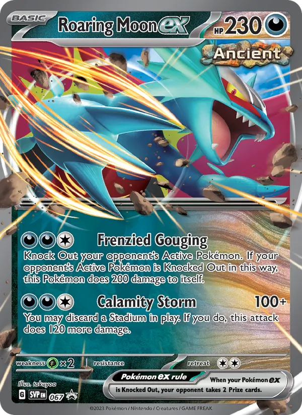 067 Roaring Moon ex – SVP Black Star Promos