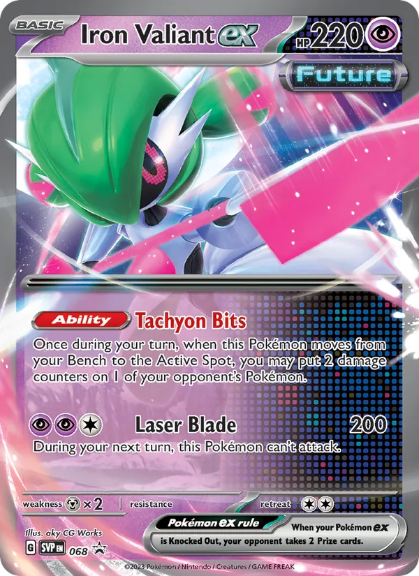 068 Iron Valiant ex – SVP Black Star Promos