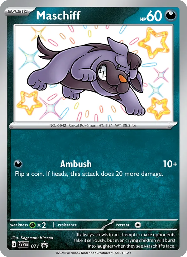 071 Maschiff – SVP Black Star Promos