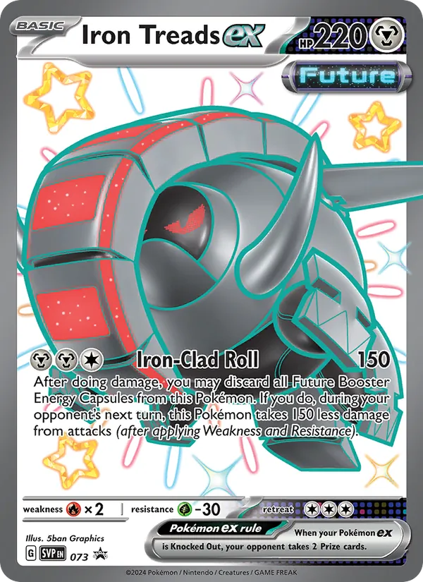 073 Iron Treads ex – SVP Black Star Promos