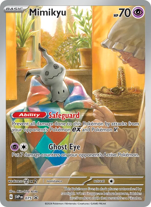 075 Mimikyu – SVP Black Star Promos