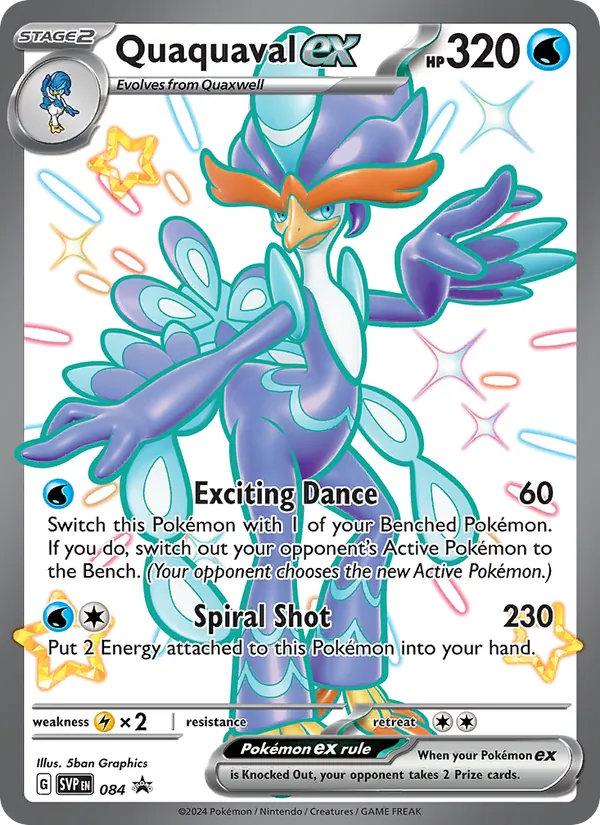 084 Quaquaval ex – SVP Black Star Promos