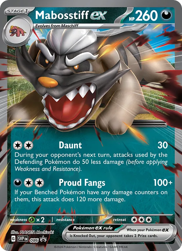 086 Mabosstiff ex – SVP Black Star Promos