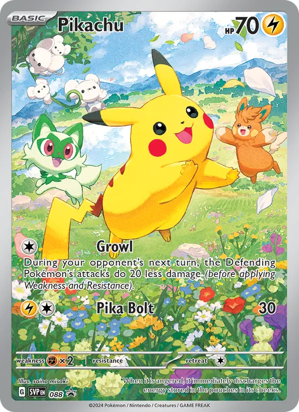 088 Pikachu – SVP Black Star Promos