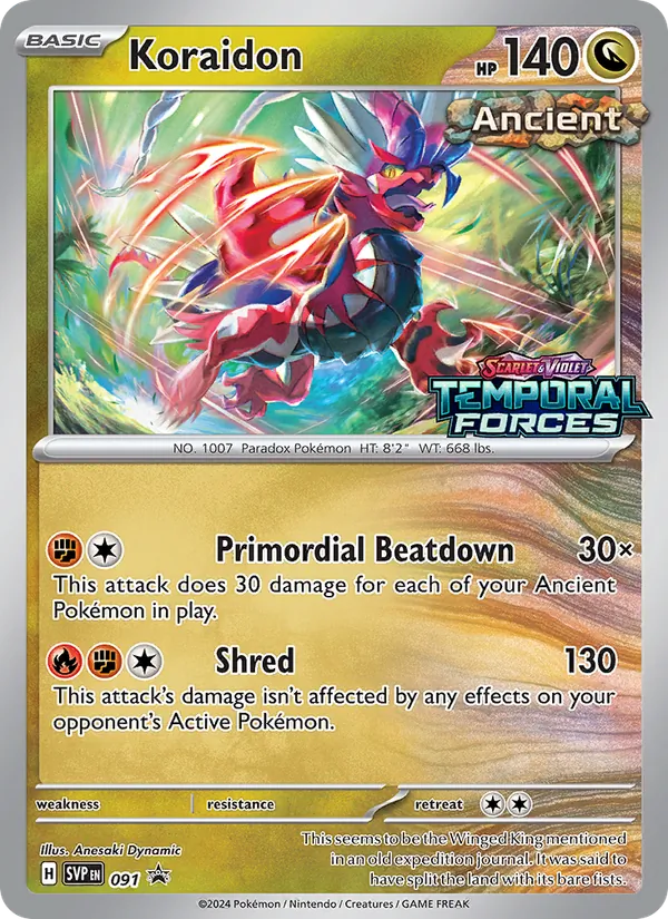 091 Koraidon – SVP Black Star Promos