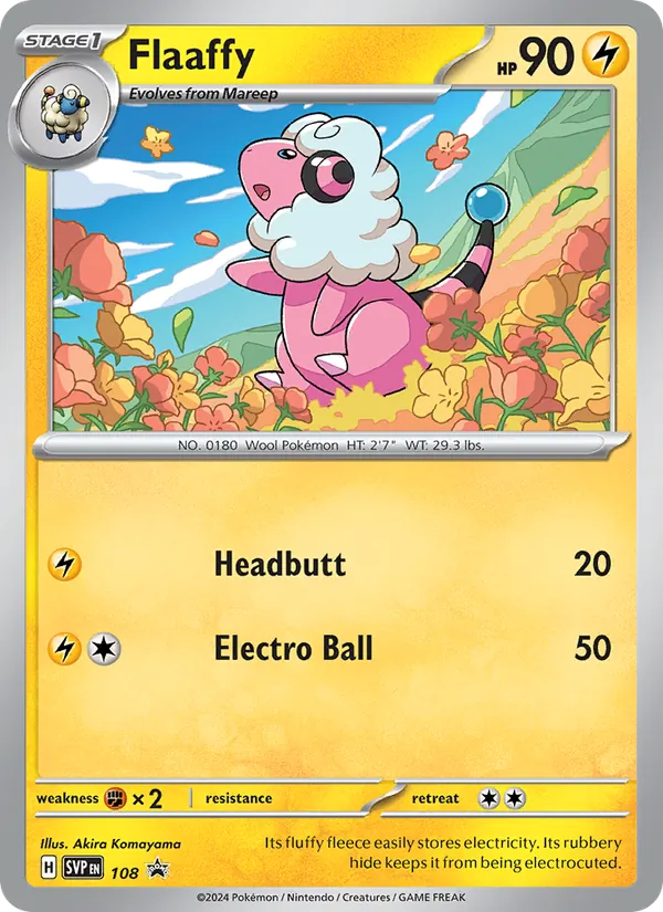 108 Flaaffy – SVP Black Star Promos