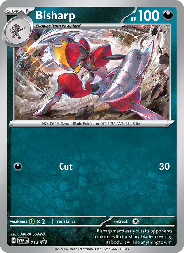 112 Bisharp – SVP Black Star Promos