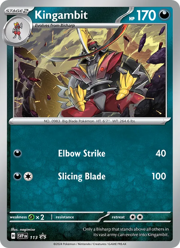 113 Kingambit – SVP Black Star Promos