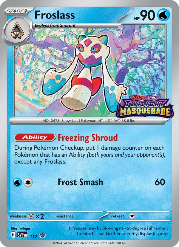 117 Froslass – SVP Black Star Promos
