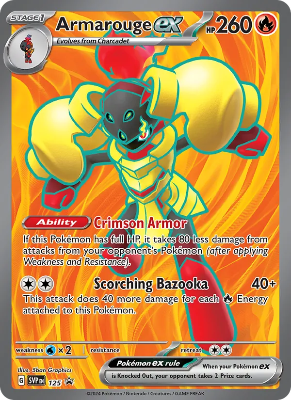 125 Armarouge ex – SVP Black Star Promos