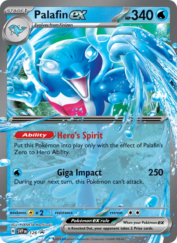 126 Palafin ex – SVP Black Star Promos