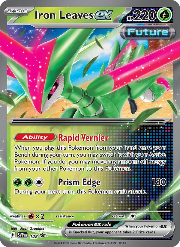 128 Iron Leaves ex – SVP Black Star Promos
