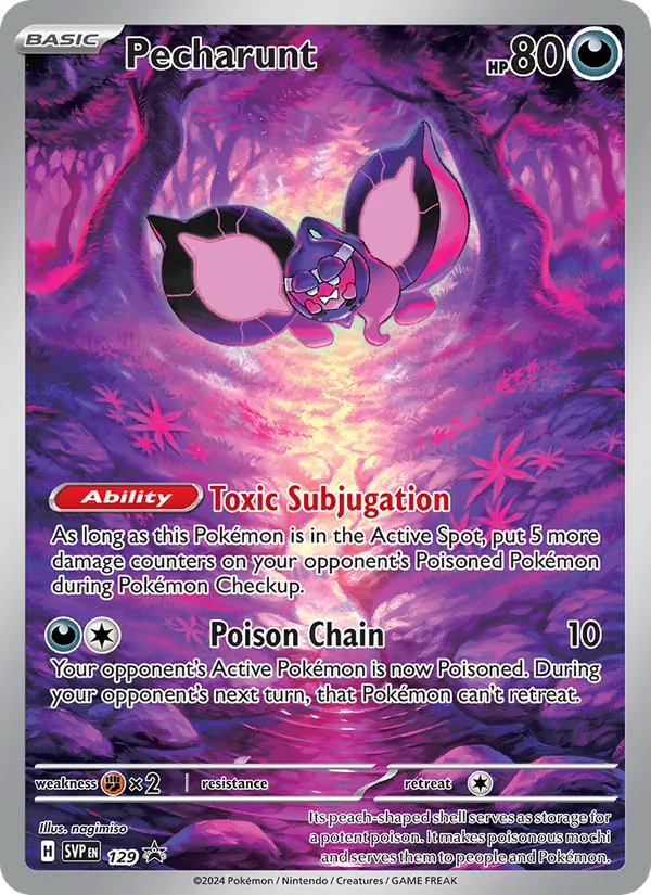 129 Pecharunt – SVP Black Star Promos